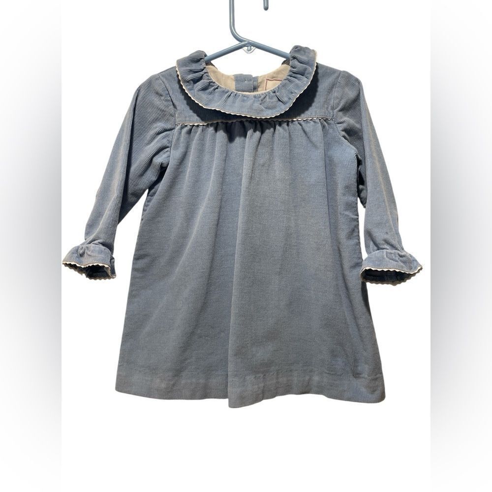 CPC Childrenswear Long Sleeve Dress with Ruffle Collar size 18-24 months